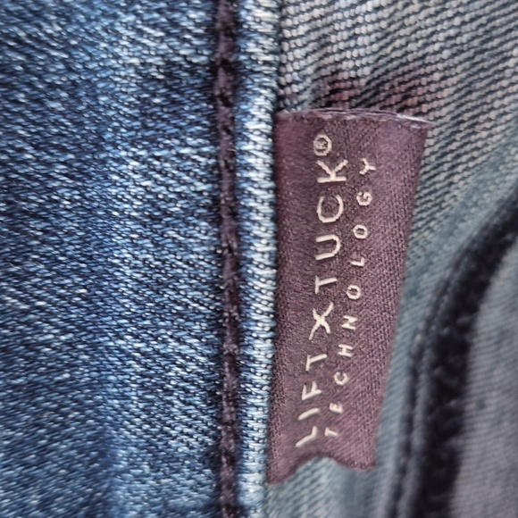 NYDJ Lift Tuck Technology Straight Leg Jeans Sz 12 Good Condition - Picture 7 of 10